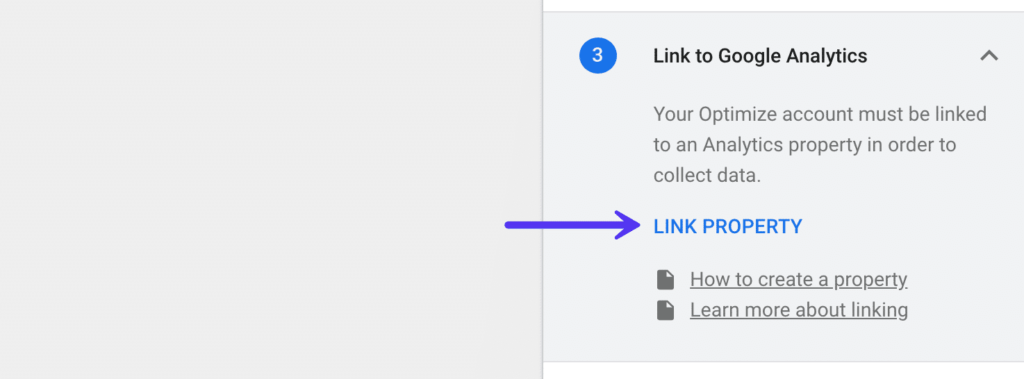 Lier les propriétes Google Analytics avec Google Optimize dans WordPress